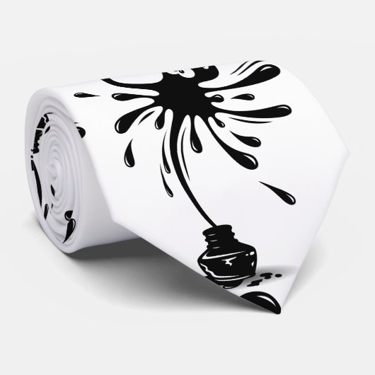 Krake Splotch Krawatte (Gerollt)