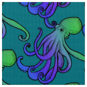 Krake Stoff (Nahaufnahme)