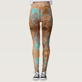 Krake! Strand-Gammler Leggings