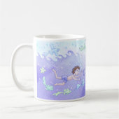 Krake und Freunde (dunkles Haar) Kaffeetasse (Links)