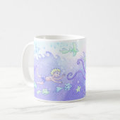 Krake und Freunde (helles Haar) Kaffeetasse (Vorderseite Links)