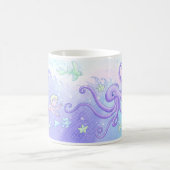 Krake und Freunde (helles Haar) Kaffeetasse (Mittel)