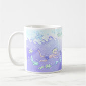 Krake und Freunde (helles Haar) Kaffeetasse (Links)