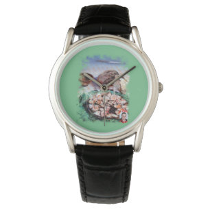 Krake zu dem Staub zu feira/galician Armbanduhr