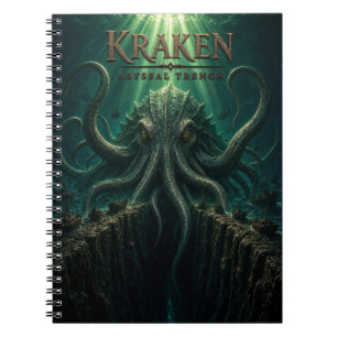 Kraken-Abgrund-Graben-Dunkel-Kino Notizblock
