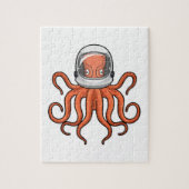 Kraken als Astronaut Puzzle (Vertikal)