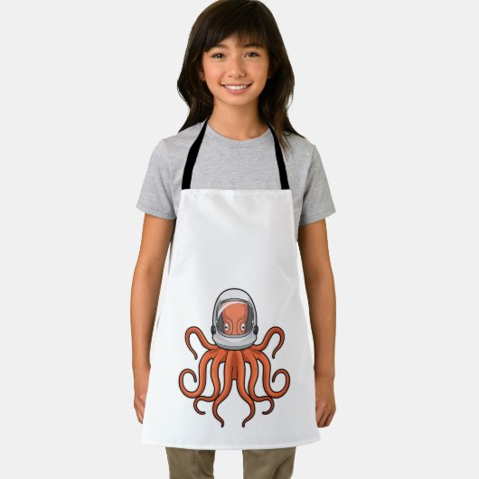 Kraken als Astronaut Schürze (Insitu)