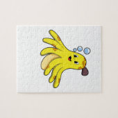 Kraken als Banane Puzzle (Horizontal)