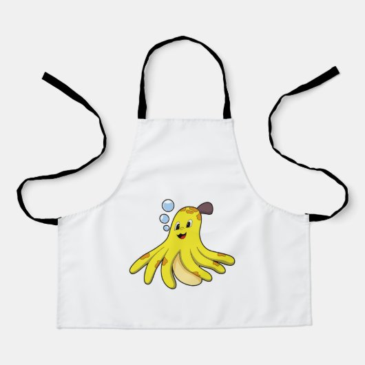 Kraken als Banane Schürze (Vorderseite)