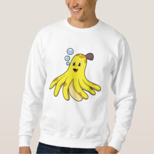 Kraken als Banane Sweatshirt