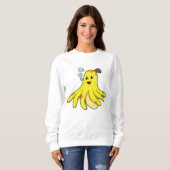 Kraken als Banane Sweatshirt (Vorne ganz)