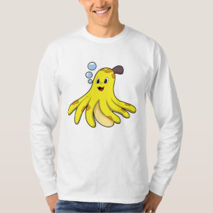 Kraken als Banane T-Shirt
