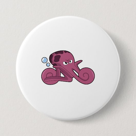 Kraken als Kraftrad Button (Vorderseite)