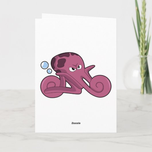 Kraken als Kraftrad Karte (Rückseite)