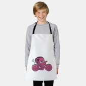 Kraken als Kraftrad Schürze (Getragen)