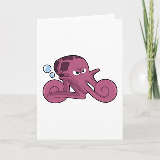 Kraken als Motorrad Karte (Vorderseite)