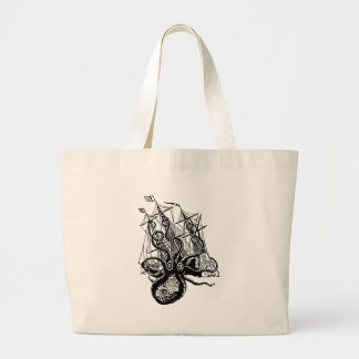 Kraken Angriff Jumbo Stoffbeutel