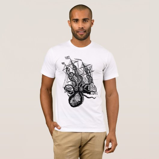 Kraken Angriff! T-Shirts (Vorne ganz)