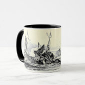 Kraken Angriff! Text der Tassen-w Tasse (Vorderseite Links)
