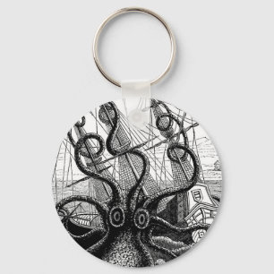 Kraken aß ein Segelschiff Schlüsselanhänger