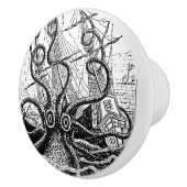 Kraken Attack Riesenktopus Keramikknauf (Rechts)