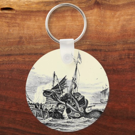 Kraken Attack! Schlüsselanhänger (Vorderseite)