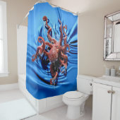 Kraken-Aufstieg Duschvorhang (Beispiel)