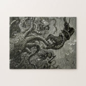 Kraken aus 20000 Ligen unter Wasser Puzzle (Horizontal)