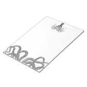 Kraken - Black Giant Octopus / Cthulu Notizblock (angewinkelt)