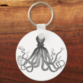 Kraken - Black Giant Octopus / Cthulu Schlüsselanhänger (Vorderseite)