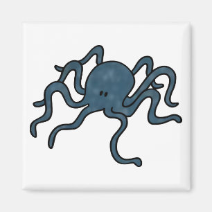 Kraken-Blau Magnet