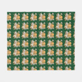 Kraken bügeln, überwältigt von der Arbeit. Fleecedecke (Vorderseite (Horizontal))