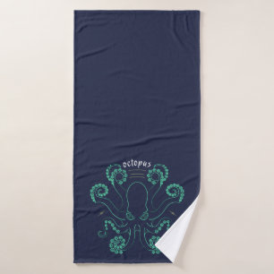 Kraken Cephalopod Tentacles Badehandtuch