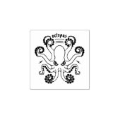 Kraken Cephalopod Tentacles Gummistempel (Prägung)