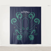 Kraken Cephalopod Tentacles Wandteppich (Vorderseite)