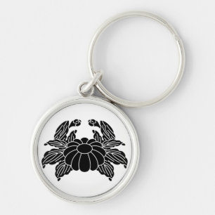 Kraken-Chrysantheme Schlüsselanhänger