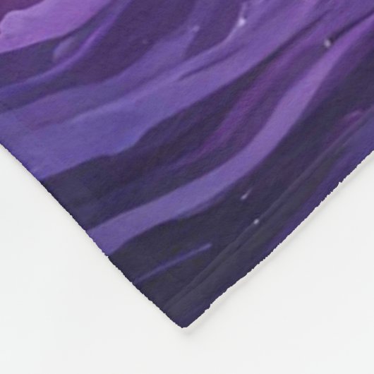 Kraken des Herzens Fleecedecke (Ecke)