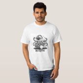 Kraken-Drummer Deep Rhythms T-Shirt (Vorne ganz)