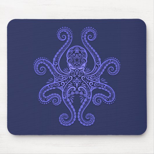 Kraken-Entwurf (blau) Mousepad (Vorne)