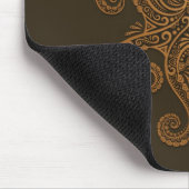 Kraken-Entwurf (Braun) Mousepad (Ecke)