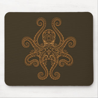 Kraken-Entwurf (Braun) Mousepad