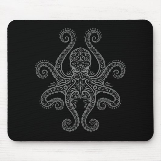 Kraken-Entwurf (Schwarzes) Mousepad (Vorne)