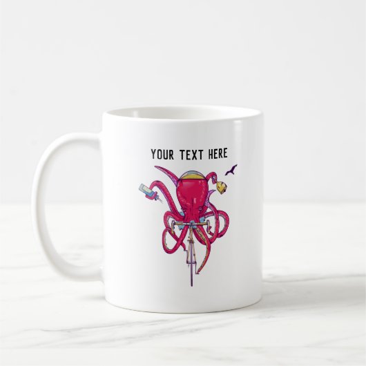 Kraken Fahrrad fahren Kaffeetasse (Links)