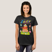 Kraken Fisch Ostern Ei Krake Frohe Ostern T-Shirt (Vorne ganz)