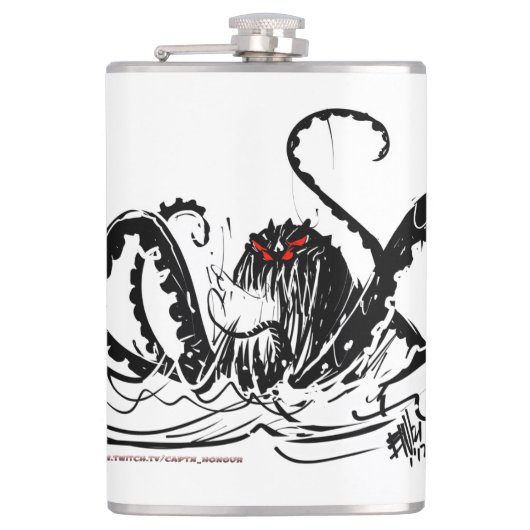 Kraken Flask Flachmann (Vorderseite)