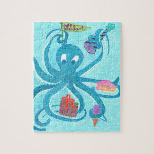 Kraken-Geburtstag 8"" Puzzlespiel x10 (kommt in Puzzle