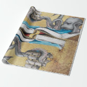 Kraken Geschenkpapier (Ungerollt)