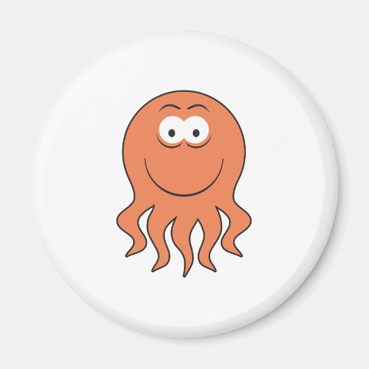 Kraken-Gesicht Magnet (Vorne)