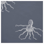 Kraken-Gewebe, Marine Stoff (Muster)