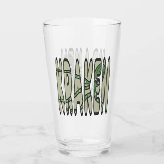 Kraken Glas (Rückseite)